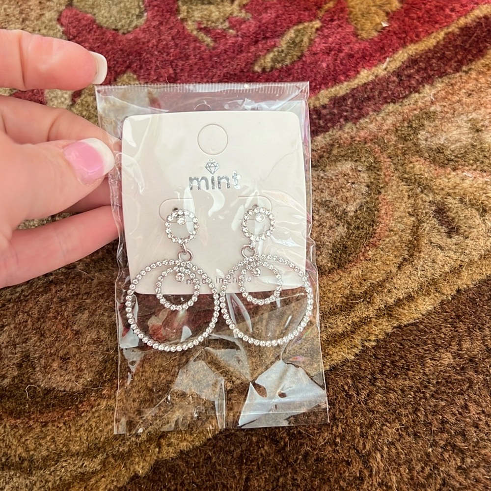 Mint earrings